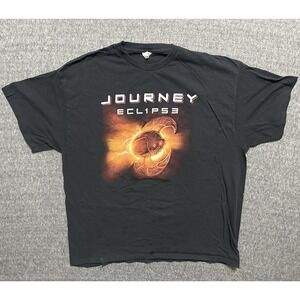 Journey Band Eclipse Tour 2011 w/ Foreigner, Night Ranger Black Tshirt Size 2XL